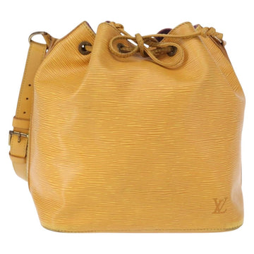 LOUIS VUITTON Epi Petit Noe Shoulder Bag Yellow M44109 LV Auth 153914