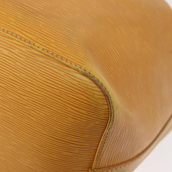 LOUIS VUITTON Epi Petit Noe Shoulder Bag Yellow M44109 LV Auth 153914