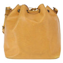 LOUIS VUITTON Epi Petit Noe Shoulder Bag Yellow M44109 LV Auth 153914-2