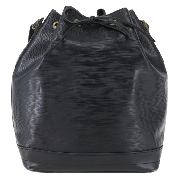 LOUIS VUITTON Epi Noe Shoulder Bag Black M44002 LV Auth 153916