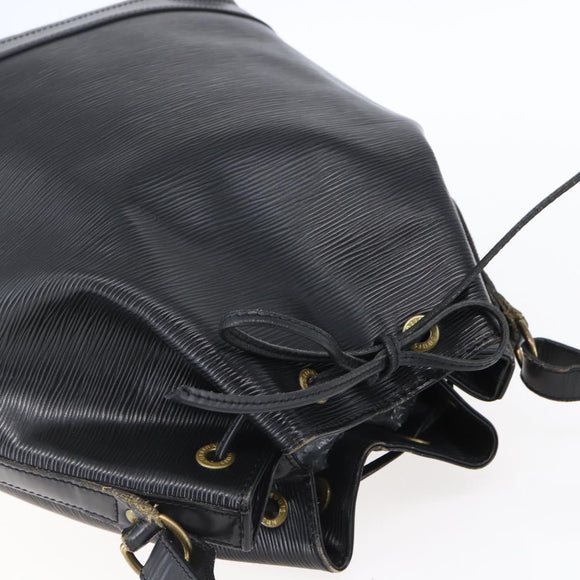 LOUIS VUITTON Epi Noe Shoulder Bag Black M44002 LV Auth 153916