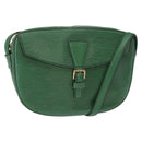 LOUIS VUITTON Epi Jeune Fille MM Shoulder Bag Green M52154 LV Auth 153917-1