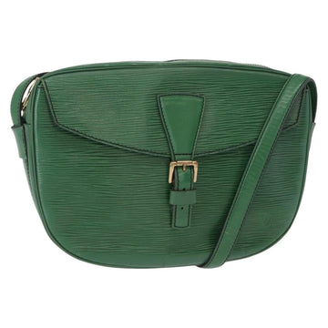 LOUIS VUITTON Epi Jeune Fille MM Shoulder Bag Green M52154 LV Auth 153917