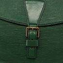 LOUIS VUITTON Epi Jeune Fille MM Shoulder Bag Green M52154 LV Auth 153917-18