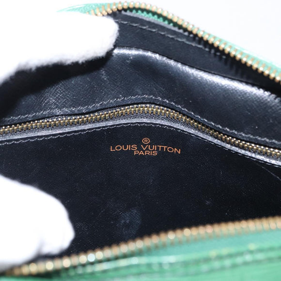 LOUIS VUITTON Epi Jeune Fille MM Shoulder Bag Green M52154 LV Auth 153917