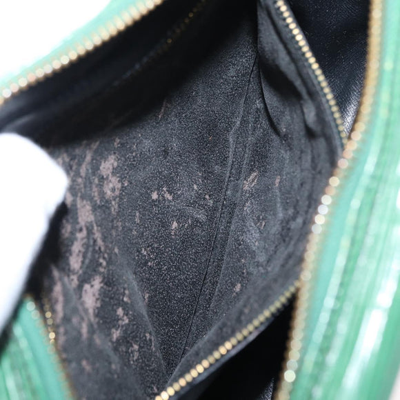 LOUIS VUITTON Epi Jeune Fille MM Shoulder Bag Green M52154 LV Auth 153917