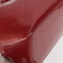 LOUIS VUITTON Monogram Vernis Wilshire PM Bag Pomme D'amour M93642 Auth 153918-10