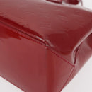 LOUIS VUITTON Monogram Vernis Wilshire PM Bag Pomme D'amour M93642 Auth 153918-11