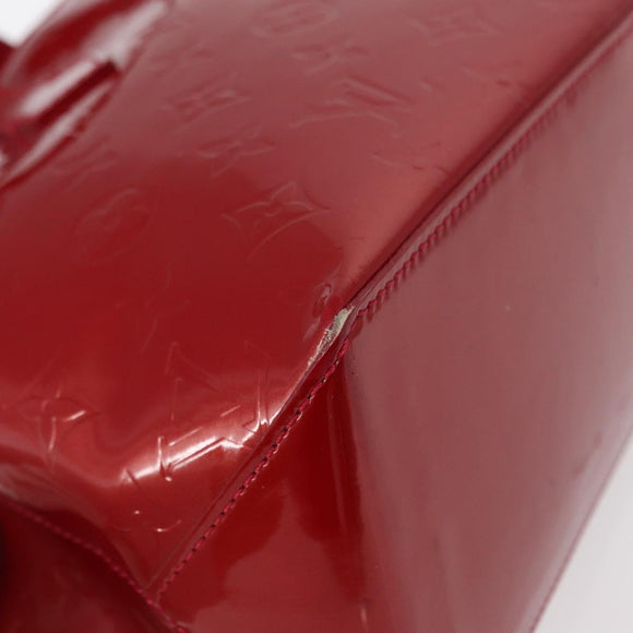 LOUIS VUITTON Monogram Vernis Wilshire PM Bag Pomme D'amour M93642 Auth 153918