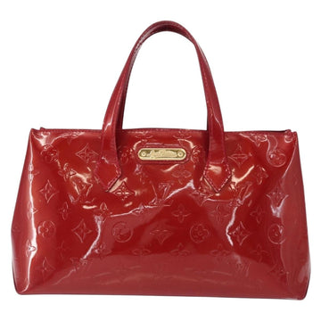 LOUIS VUITTON Monogram Vernis Wilshire PM Bag Pomme D'amour M93642 Auth 153918 - 0