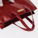 LOUIS VUITTON Monogram Vernis Wilshire PM Bag Pomme D'amour M93642 Auth 153918-6