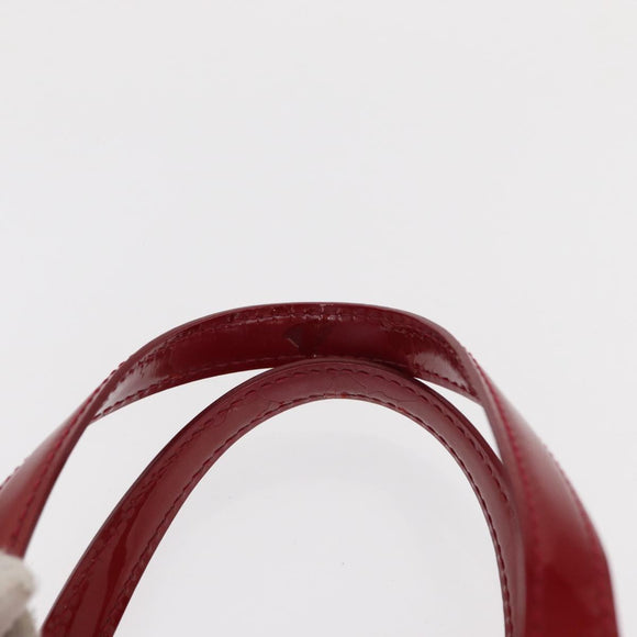 LOUIS VUITTON Monogram Vernis Wilshire PM Bag Pomme D'amour M93642 Auth 153918