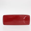 LOUIS VUITTON Monogram Vernis Wilshire PM Bag Pomme D'amour M93642 Auth 153918-9