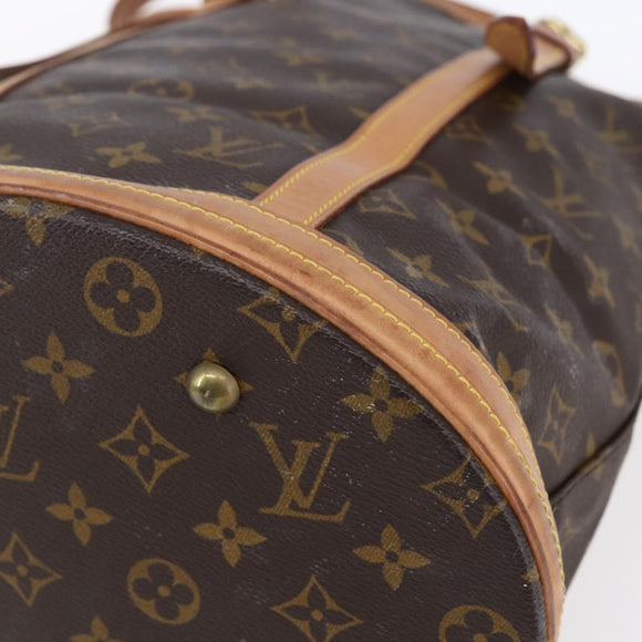 LOUIS VUITTON Monogram Bucket GM Schultertasche M42236 LV Auth 153920