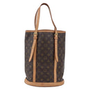 LOUIS VUITTON Monogram Bucket GM Shoulder Bag M42236 LV Auth 153920-2
