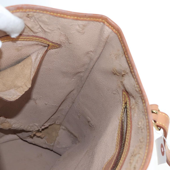 LOUIS VUITTON Monogram Bucket GM Schultertasche M42236 LV Auth 153920