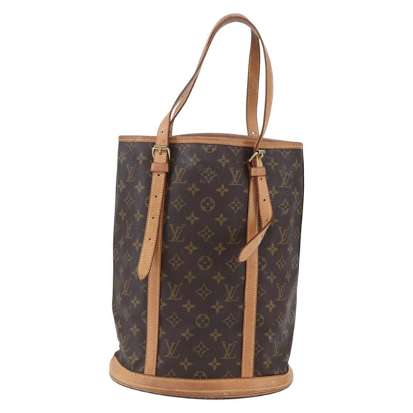 LOUIS VUITTON Monogram Bucket GM Shoulder Bag M42236 LV Auth 153920