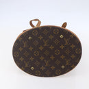 LOUIS VUITTON Monogram Bucket GM Shoulder Bag M42236 LV Auth 153920-5