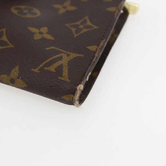 LOUIS VUITTON Monogram Bucket GM Accessory Pouch LV Auth 153921