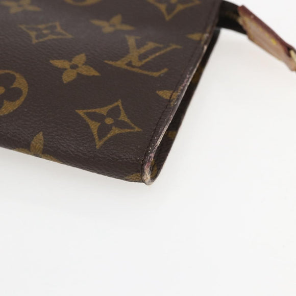 LOUIS VUITTON Monogram Bucket GM Accessory Pouch LV Auth 153921