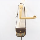 Burberrys Nova Check Shoulder Bag Canvas Beige Gold Auth 153922-21