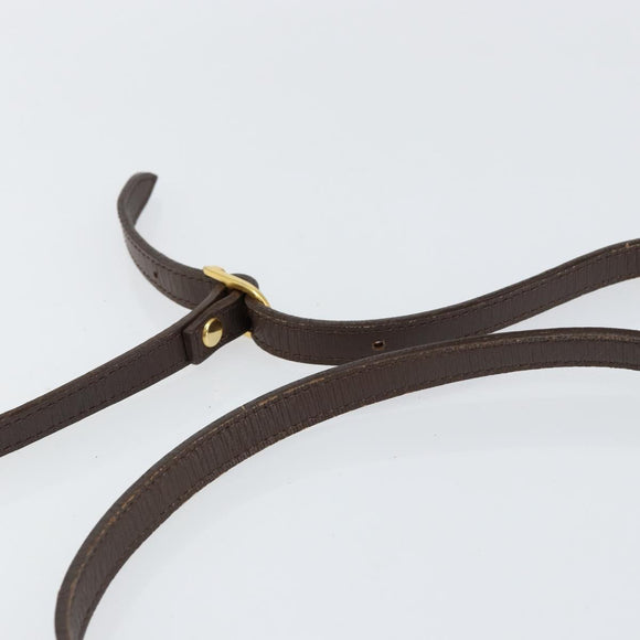 Burberrys Nova Check Shoulder Bag Canvas Beige Gold Auth 153922