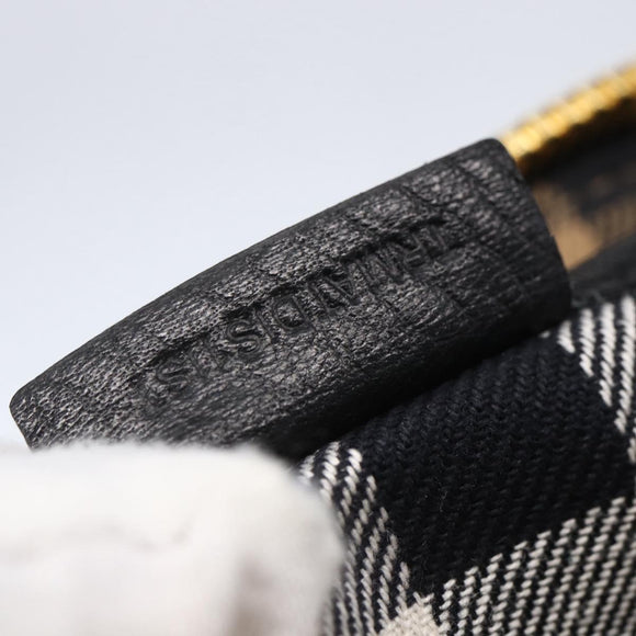 BURBERRY Shoulder Bag Leather Black Gold Auth 153923