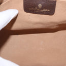 GUCCI GG Supreme Web Sherry Line Bag PVC Beige Gold 156 01 030 Auth 153924-15