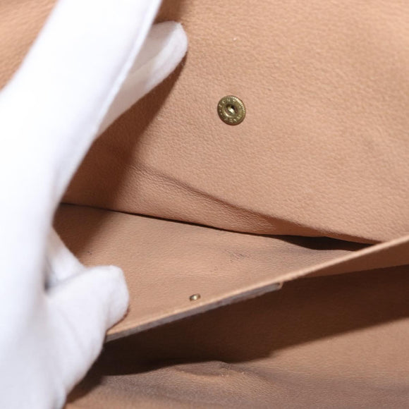 GUCCI GG Supreme Web Sherry Line Bag PVC Beige Gold 156 01 030 Auth 153924