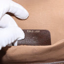 GUCCI GG Supreme Web Sherry Line Bag PVC Beige Gold 156 01 030 Auth 153924-19