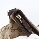 GUCCI GG Canvas Abbey Shoulder Bag Beige Gold 131326 Auth 153925-10