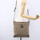 GUCCI GG Canvas Abbey Shoulder Bag Beige Gold 131326 Auth 153925-22
