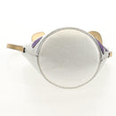 GUCCI Hand Bag Leather Silver Auth 153926M-9