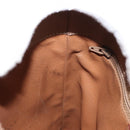 CELINE Macadam Canvas Circle Shoulder Bag PVC Leather Brown Gold Auth 153927-19