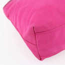 PRADA Hand Bag Nylon 2way Pink Gold Auth 153929-19