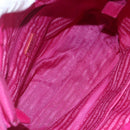 PRADA Hand Bag Nylon 2way Pink Gold Auth 153929-11