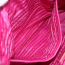 PRADA Hand Bag Nylon 2way Pink Gold Auth 153929-26