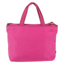 PRADA Hand Bag Nylon 2way Pink Gold Auth 153929-2
