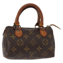 LOUIS VUITTON Monogram Mini Speedy Hand Bag M41534 LV Auth 153932-1