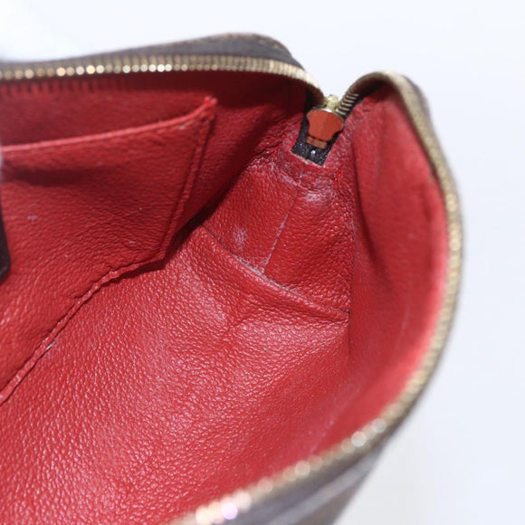 LOUIS VUITTON Damier Ebene Pochette Cosmetic PM Pouch N47516 LV Auth 153935