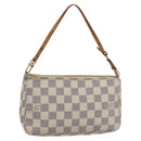 LOUIS VUITTON Damier Azur Pochette Accessoires Pouch N51986 LV Auth 153936-1