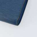 LOUIS VUITTON Epi Pochette Accessoires Accessory Pouch Blue M52985 Auth 153939-16