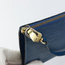 LOUIS VUITTON Epi Pochette Accessoires Accessory Pouch Blue M52985 Auth 153939-10