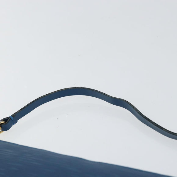 LOUIS VUITTON Epi Pochette Accessoires Accessory Pouch Blue M52985 Auth 153939