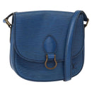LOUIS VUITTON Epi Saint Cloud PM Shoulder Bag Blue M52195 LV Auth 153940-1