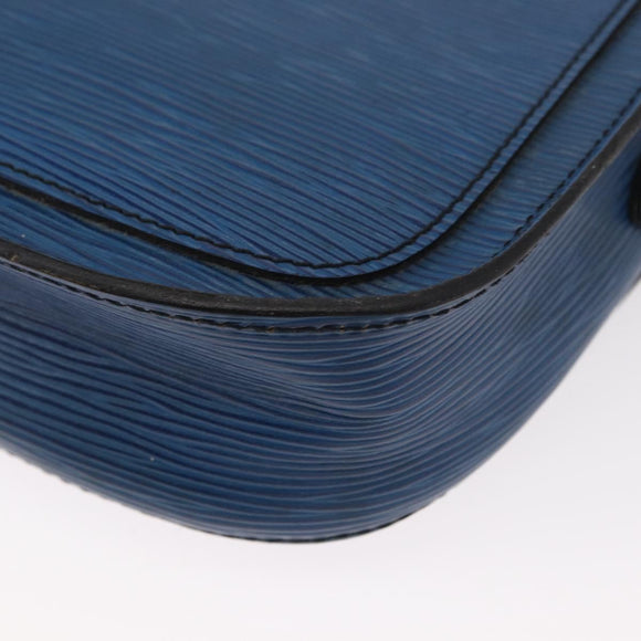 LOUIS VUITTON Epi Saint Cloud PM Shoulder Bag Blue M52195 LV Auth 153940