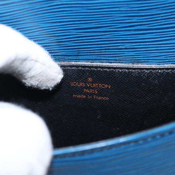 LOUIS VUITTON Epi Saint Cloud PM Shoulder Bag Blue M52195 LV Auth 153940