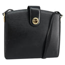 LOUIS VUITTON Epi Capuchin Shoulder Bag Black M52342 LV Auth 153942-1