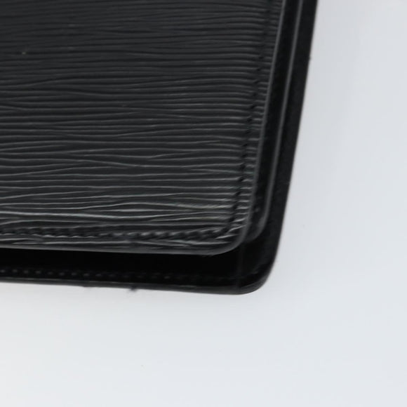 LOUIS VUITTON Epi Capuchin Shoulder Bag Black M52342 LV Auth 153942