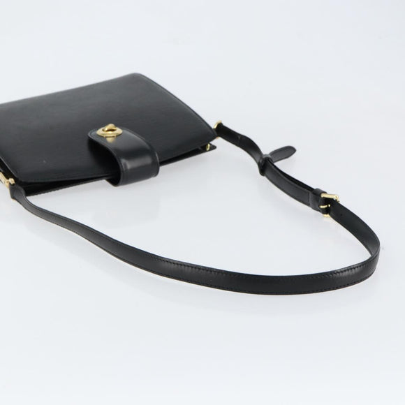 LOUIS VUITTON Epi Capuchin Shoulder Bag Black M52342 LV Auth 153942